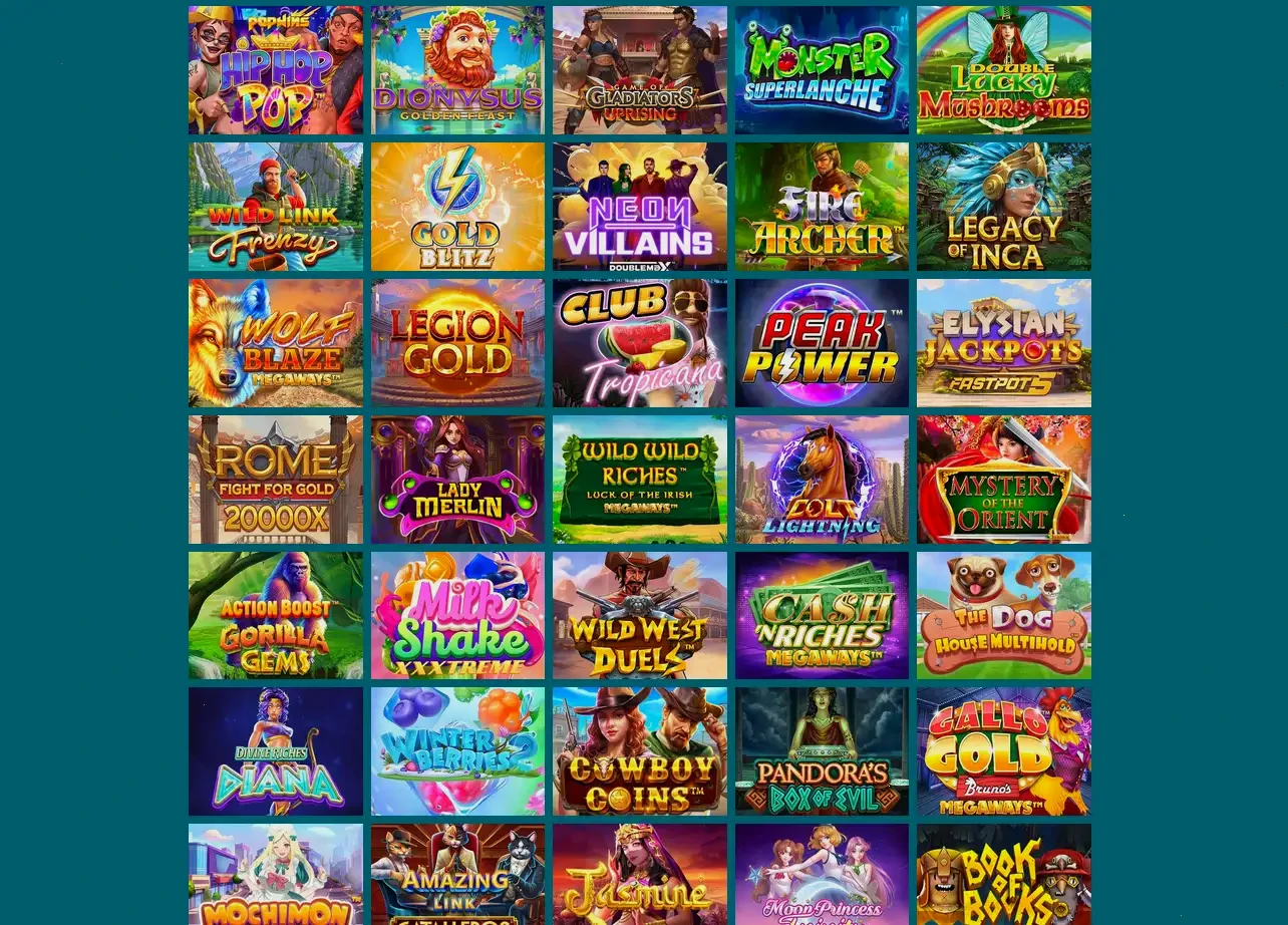 Schermata dell'app mobile Dragonia con slot e bonus di benvenuto